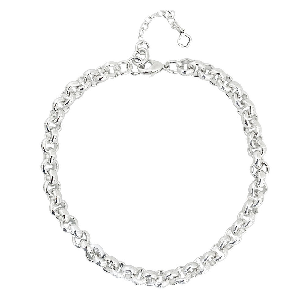 Ketten - Rolloglieder - Kette – Verstellbare Halskette für besondere Anlässe - Silber - K311 - silber - Beau Soleil Jewelry