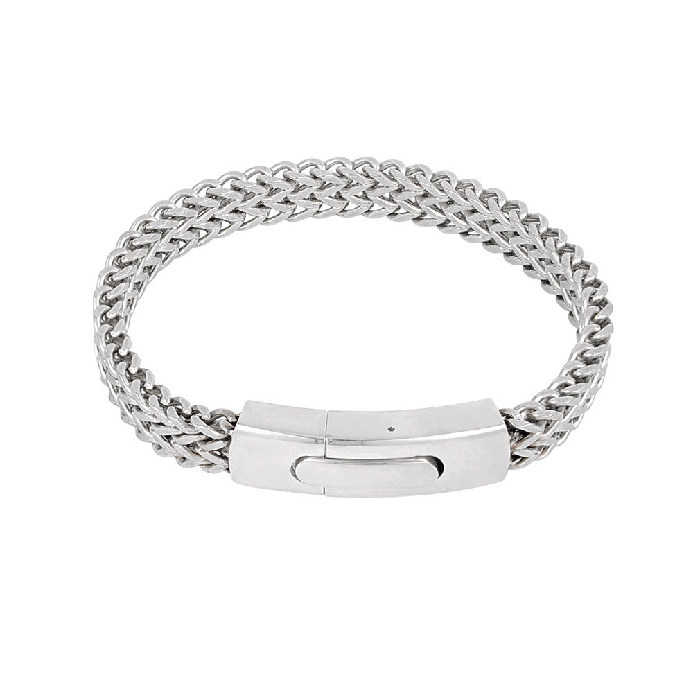 Armbänder - Stilvolles Geflecht - Herren Edelstahlarmband - Beau Soleil Jewelry