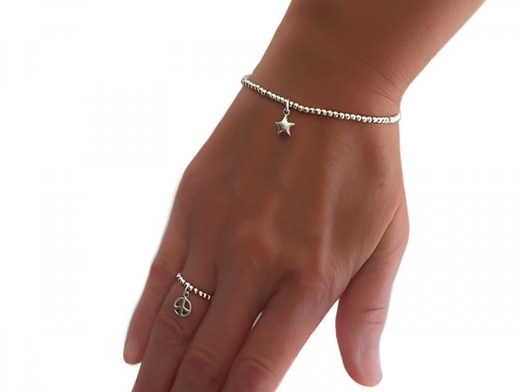 925 Silber Kugelarmband Stern kaufen Jewelry – Beau Soleil